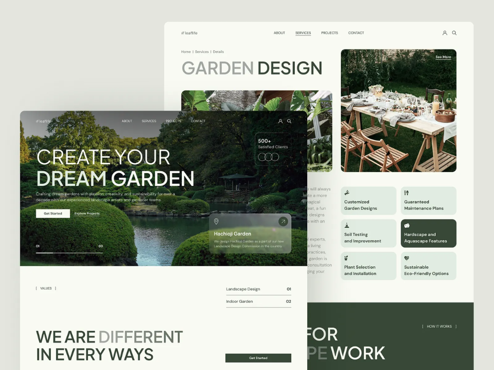 landscape website design Wyoming nextasoft